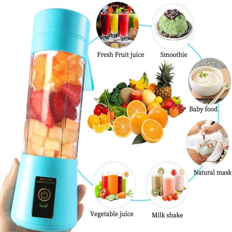 Cordless Portable Personal Size Blender-USB Rechargeable Blender for Smoothies a