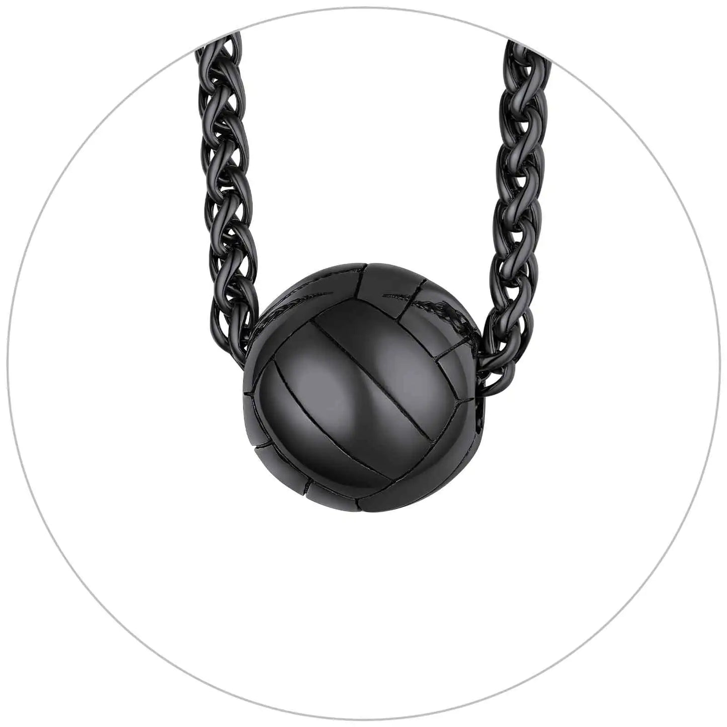 U7 Stainless Steel Sport Pendant Necklaces for Men Women Skateboard Soccer Baseball Bat Cross Jewelry Gift Clearance Sale