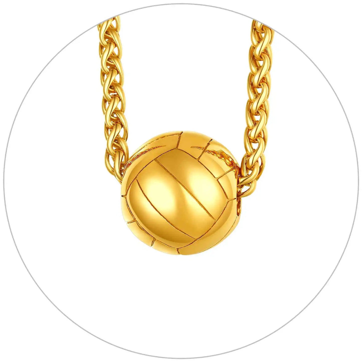U7 Stainless Steel Sport Pendant Necklaces for Men Women Skateboard Soccer Baseball Bat Cross Jewelry Gift Clearance Sale