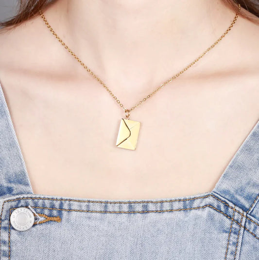 Love Letter Envelope Pendant Necklace